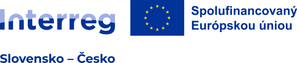 Logo programu Interreg Slovensko – Česko 2021 – 2027 s emblémom Európskej únie